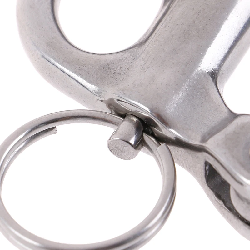 Description Picture 4 of item316 Stainless Steel Rigging Sailing Fixed Bail Snap Shackle Yacht Outdoor Living