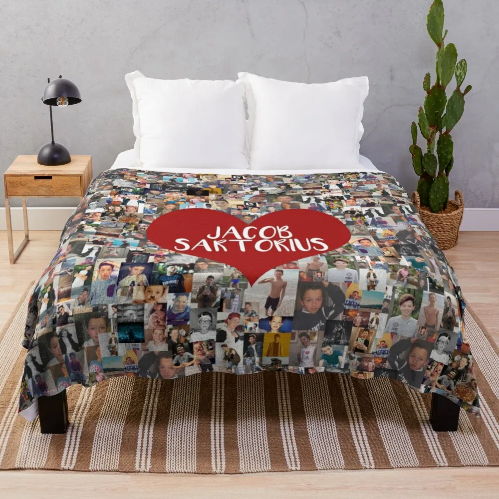 I Love Jacob Sartorius Coperta Da Tiro Coperta Trapuntata Coperta Polare Copriletto