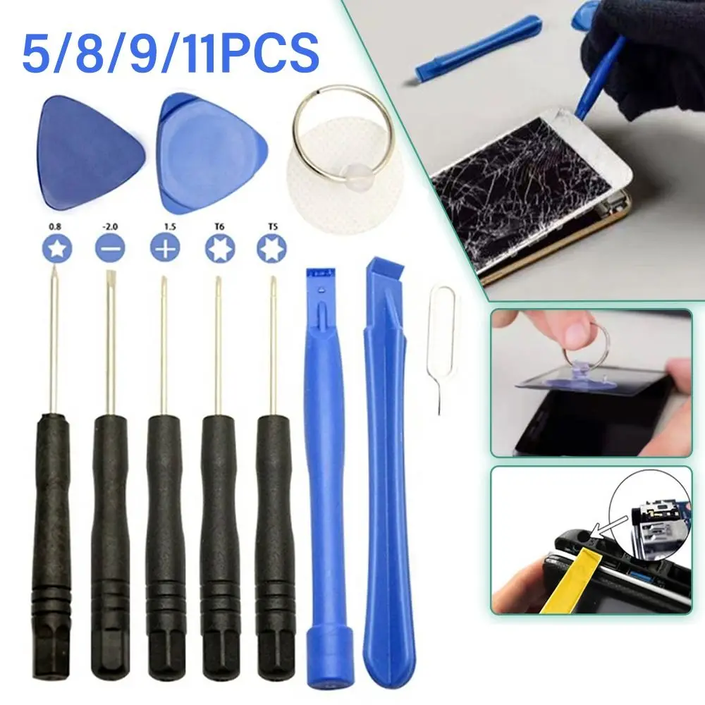 

Supplies Opening Screen Pry Bar Mobile Phone Repair Tools Kit Disassemble Hand Tool Set For iPhone iPad Laptop Computer
