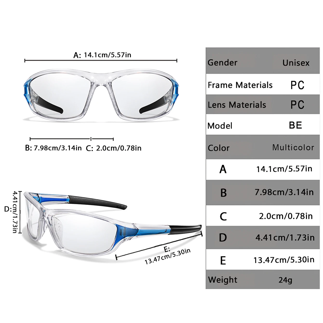 Uvex Photochromic Cycling Glasses for Men and Women MTB Bike Running Fishing