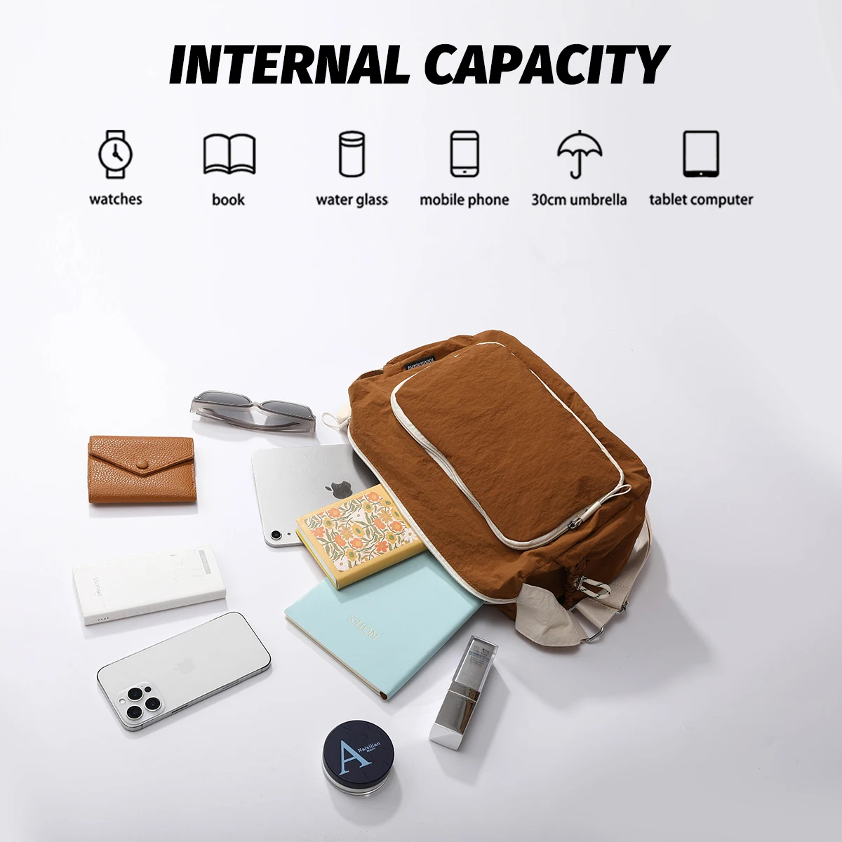 Crossbody Bag for Women 2025 New Style Water Bottle Bag Sports Shoulder Bag Stylish Commuter Bag Versatile Yoga Bag Gym Bag Outdoor Hiking