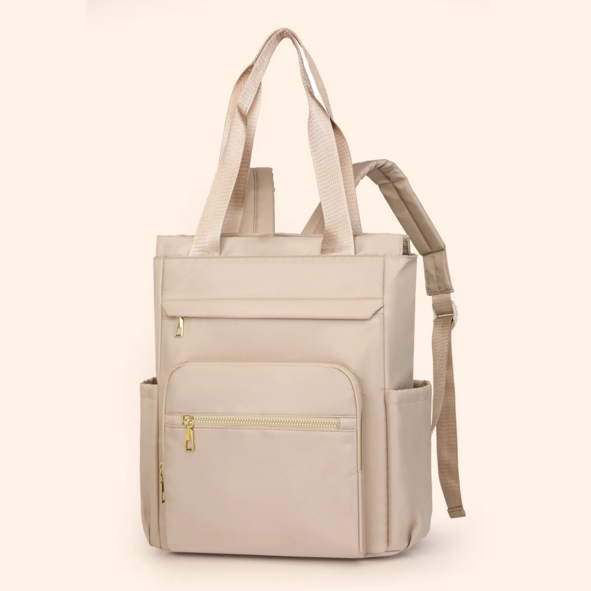 Stylish 14-Inch Multi-Function Backpack for Women – High-Capacity Travel and School Bag