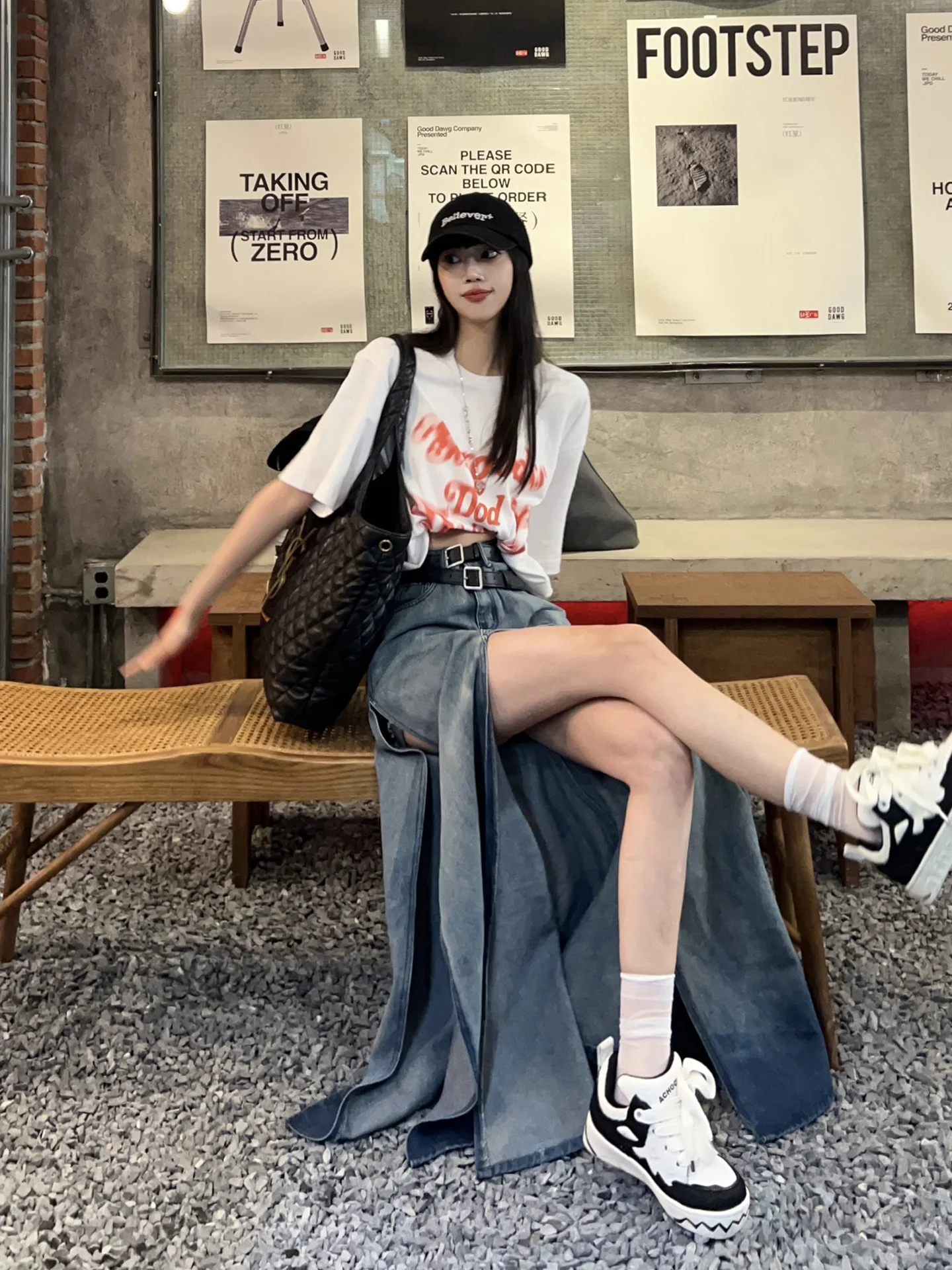 Street Style 90s Korean Fashion Baggy Clothes Fashion Men's Black