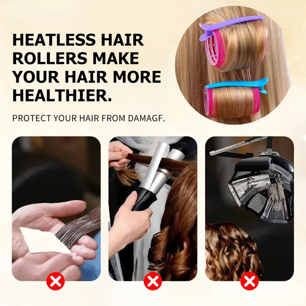 Hair Rollers Self Grip Holding Self-Adhesive Air Bangs Curling Roller Hair Clips Comb DIY Curling Tools hair styling tool hair curling tools