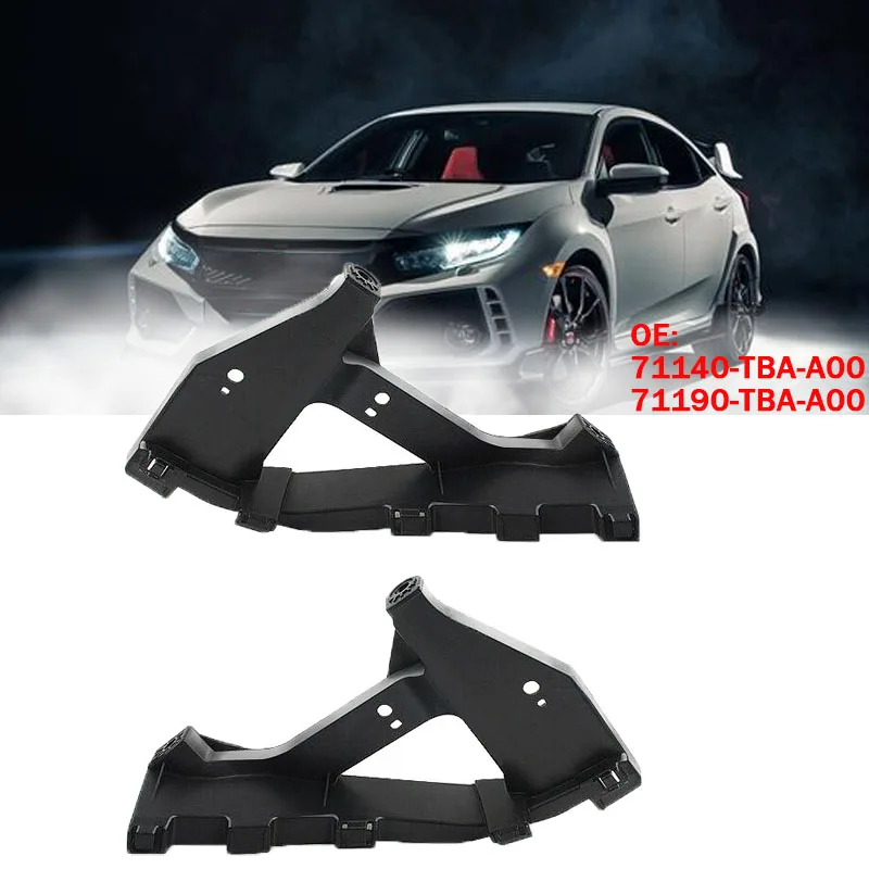

Кронштейн для передней фары, 2 шт., держатель для передней лампы Honda Civic Sedan 2016 2017 2018 2019 71140-TBA-A00, 71190-TBA-A00