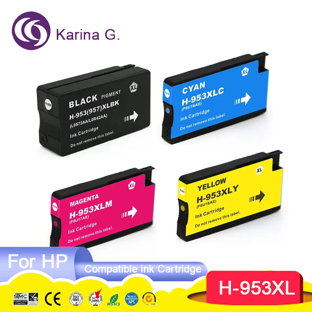 Compatible Ink Cartridge For 953 953 953XL suit For Officejet Pro 7720/7730/