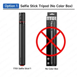 Auto Pop Up Selfie Stick Tripod with Hidden Phone Clip and Bluetooth Magnetic Remote (Option 1)