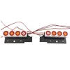 1/14 RC Truck Metal Tail Light Lamp Taillight for Tamiya Scania R620 MAN TGX for BENZ 1851 3363 56352 6X4 4X2 Tractor Trailer 4