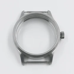 Neiton 42mm Manual Watch Case with See - through Back and Sapphire Glass - Bronzed/PVD Black Finish (1)