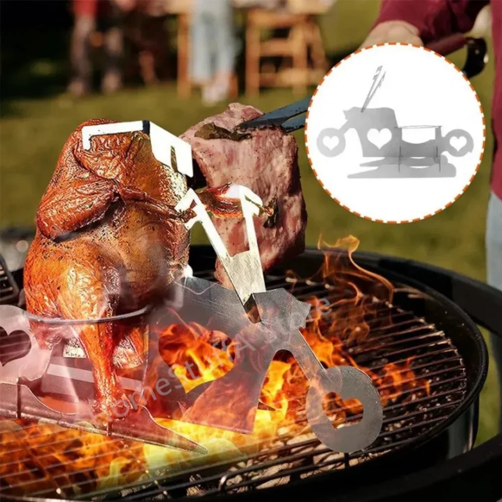 Stainless Steel Beer Can Chicken Holder For Grill Beer Can Chicken