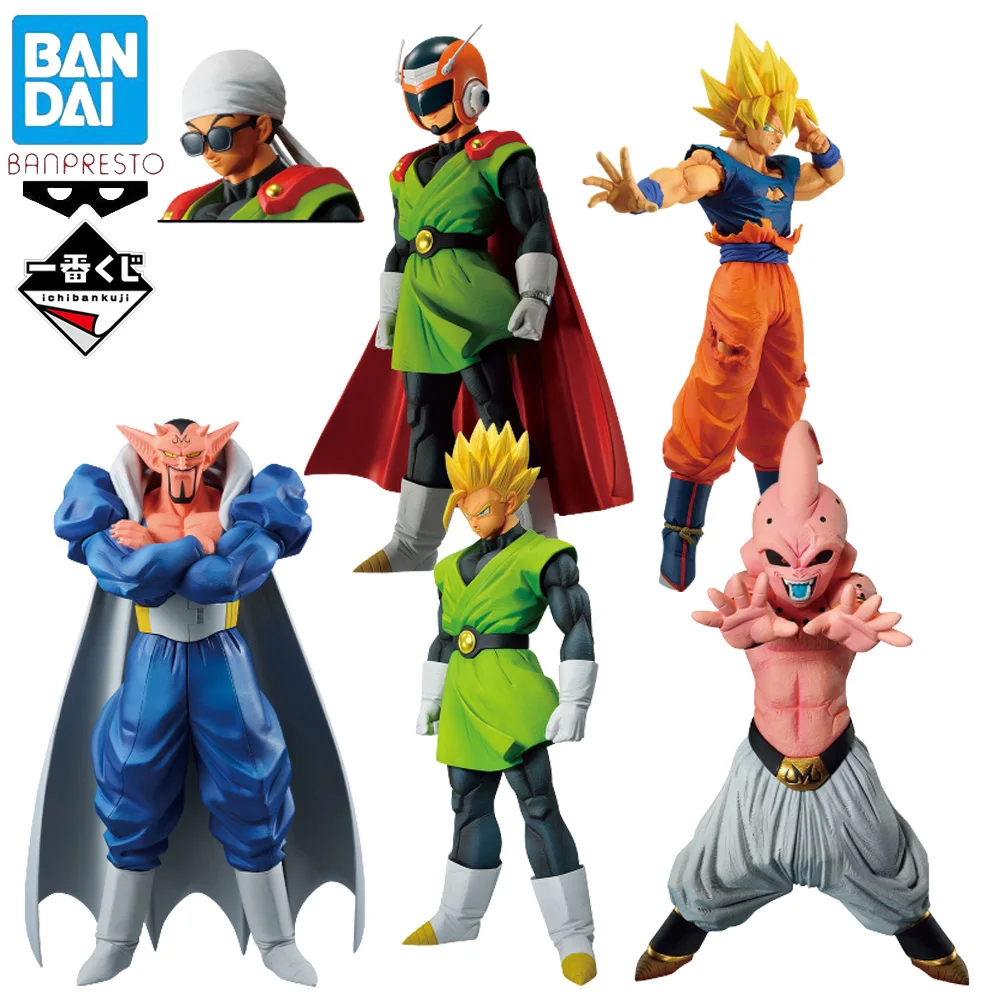 

In Stock Original Bandai Ichiban Kuji Dragon Ball Son Gohan Dabura Son Goku Buu Figure Anime Collectible Boxed Model Dolls Toy