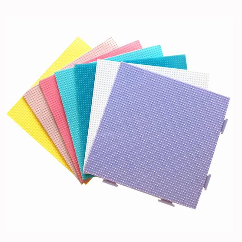 2.6mm Hama Beads Colorful Pegboard White Black Pink Green Blue Template Board Circular Square DIY Figure Material round square ceramic honeycomb soldering board jewelry heating paint printing drying tool plate jewelry processing making tool