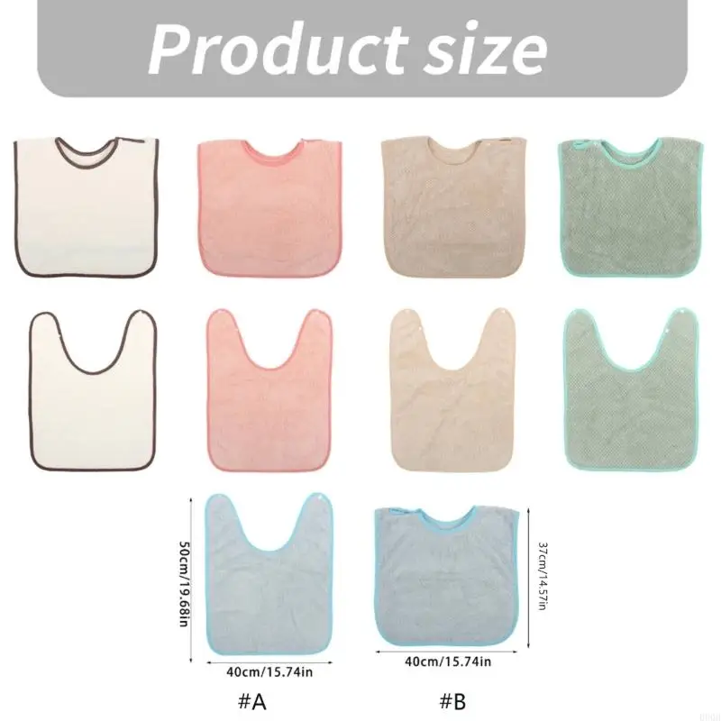 090B Upgrades Toddler Bath Cloths Not Irritating Baby Bib Kids Washcloths Children Feeding Eating Apron for Sensitive Skin