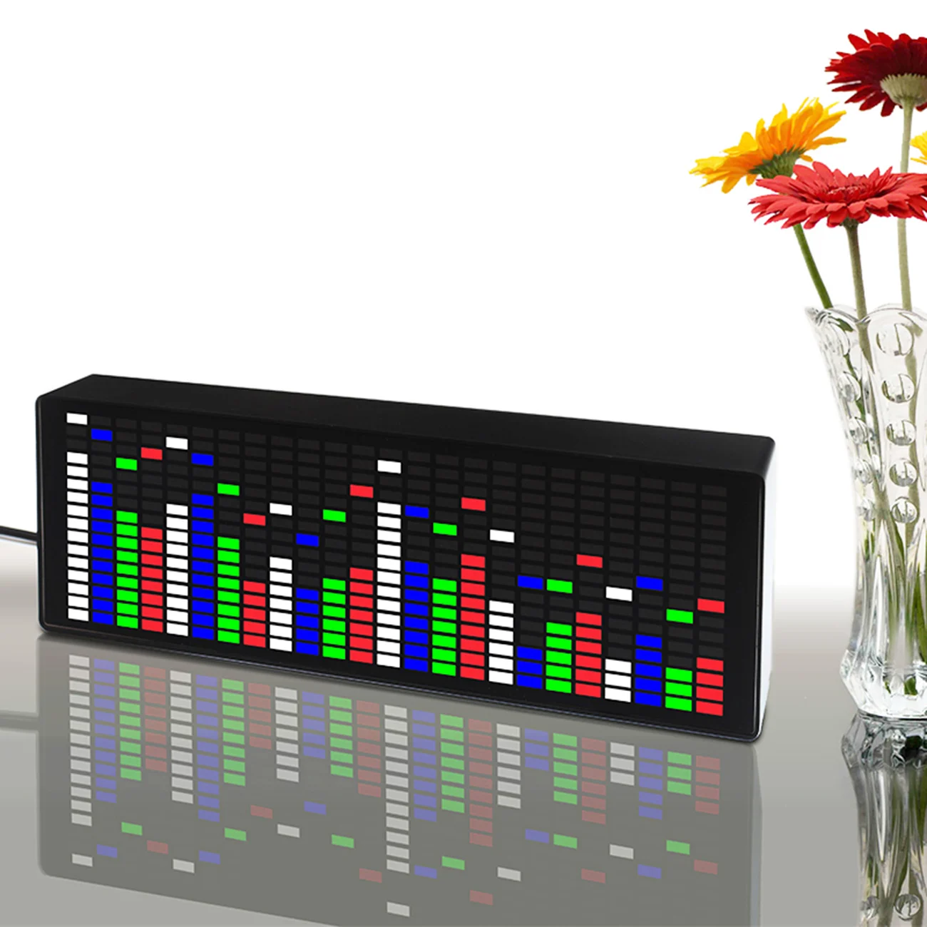 JHEUAYK RGB Spectrum Indicator Color Screen Display Music Spectrum