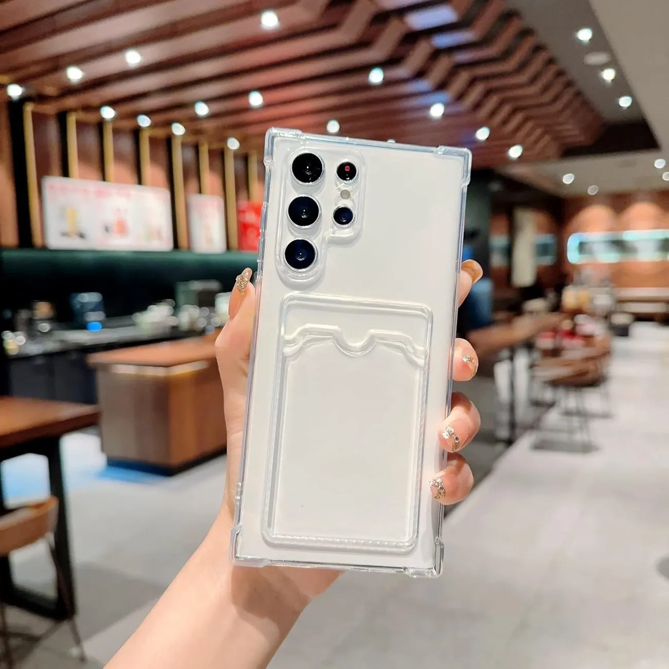Clear ID ATM Card Slot Shockproof Case with Enhanced Protection