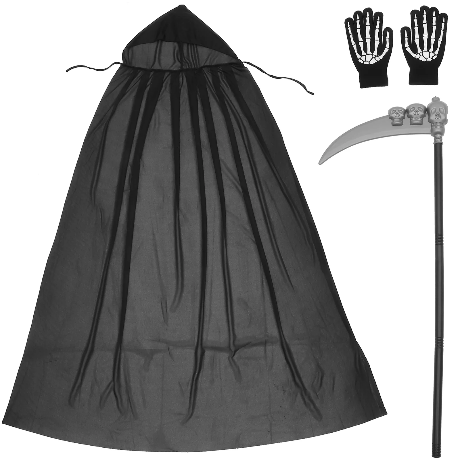 

Halloween Cape Prop Costume for Death Cosplay Party Cloak Supplies Scary Costumes Outfits Men