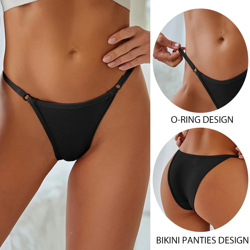 FINETOO 3Pcs M-2XL Low Waist Cotton Panties Women's Bikini Briefs Ladies  Underwear Female Soft Solid Underpants Female Lingerie