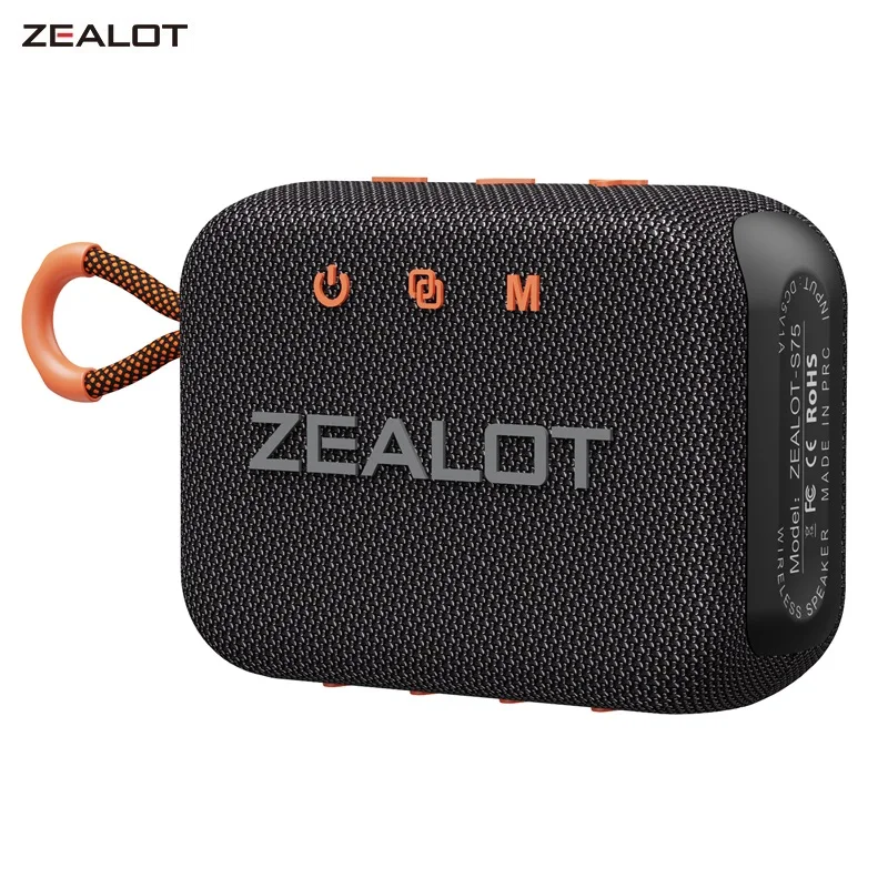 

Беспроводная Bluetooth-Колонка ZEALOT S75, внешняя колонка, спортивные басовые мини-сабвуферы