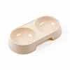 Dogs and Cats Feeding Double Bowl Macarons Plastic Feeding Bowl Double Bowl Pet Bowl Drinking Water Feeding 5