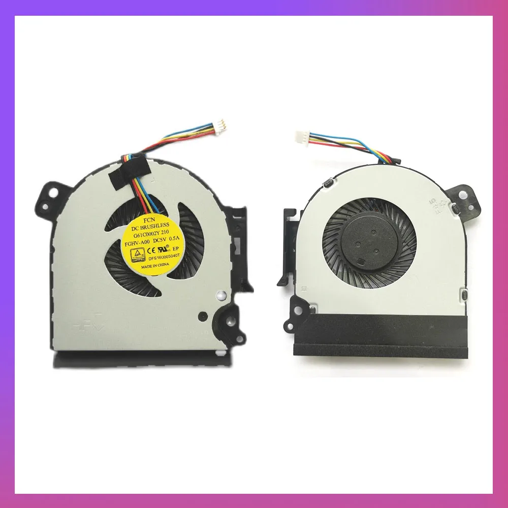 

Новый вентилятор охлаждения ЦП для Toshiba A50-C L50-D R50-C, охлаждающий вентилятор для ноутбука DFS160005040T FGHV-A00 G61C0002Y210