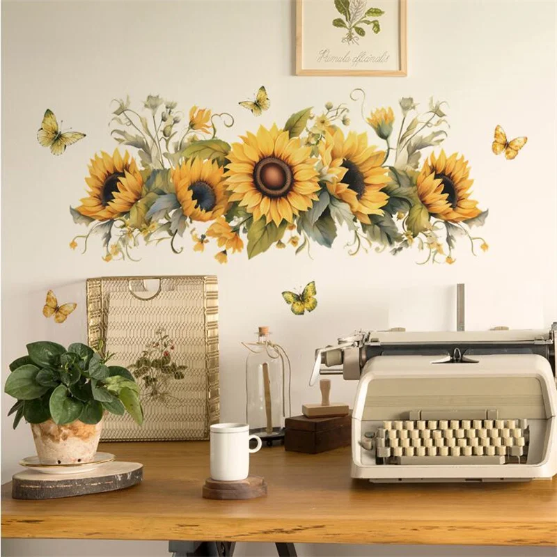 Sunflower Wall Decal 1