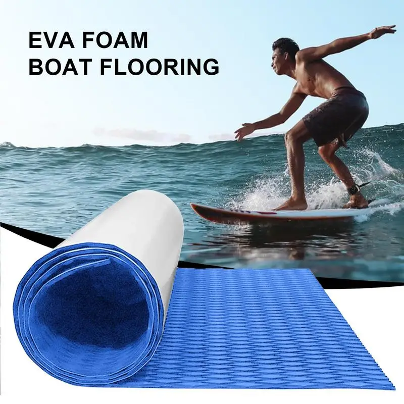 120X30cm EVA Traction Foam Surfboard Jet Skis Pads SUPs Paddleboard Boat Deck Sheet Anti Skid Watercraft Water Sport Flooring