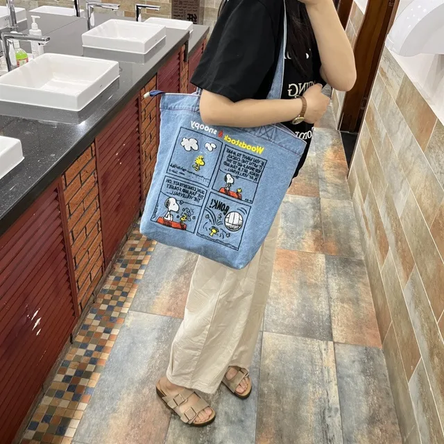 Bolso de Mano de Mezclilla Snoopy 2026 6