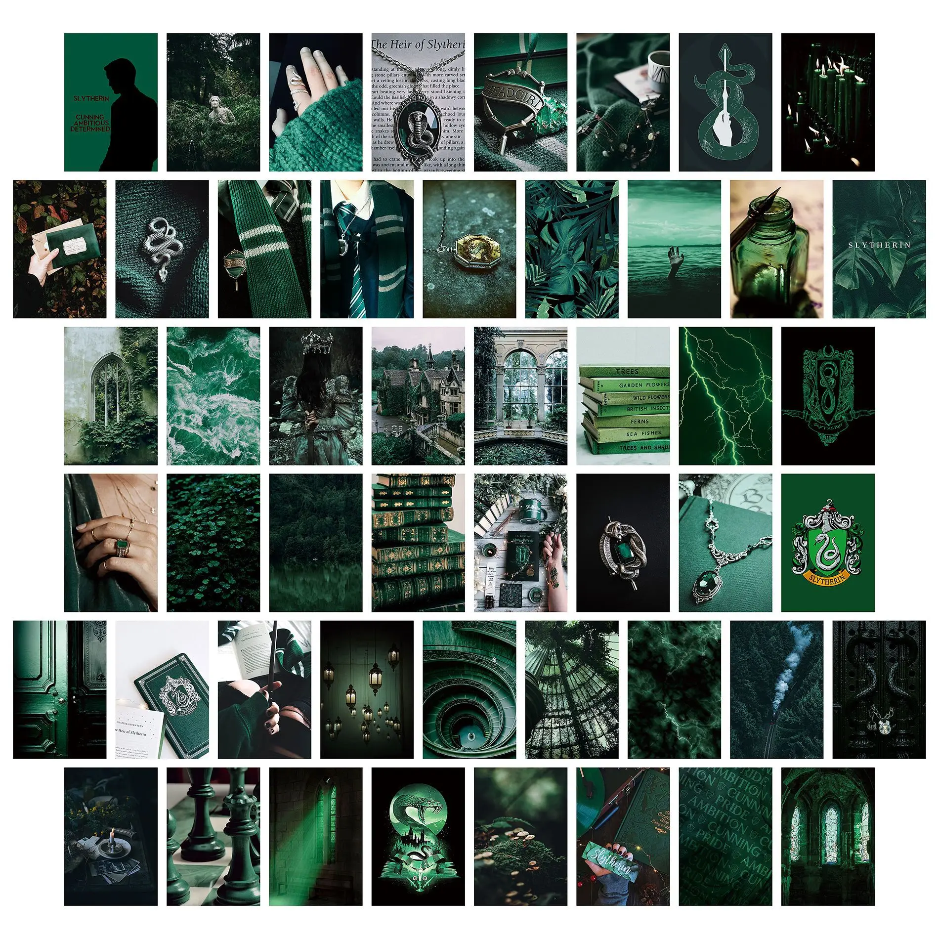 50pcs Coated Paper Art Postcards Posters Decorative Paintings Color Aesthetics Business Cards Home Decor
