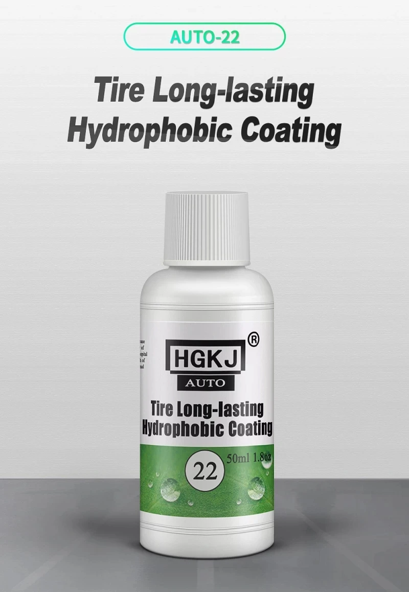 Newest Tire Coating 20/50/100ml Tire Long-lasting Hydrophobic Coating Auto Car Wash Cleaning Tools Paint Agent