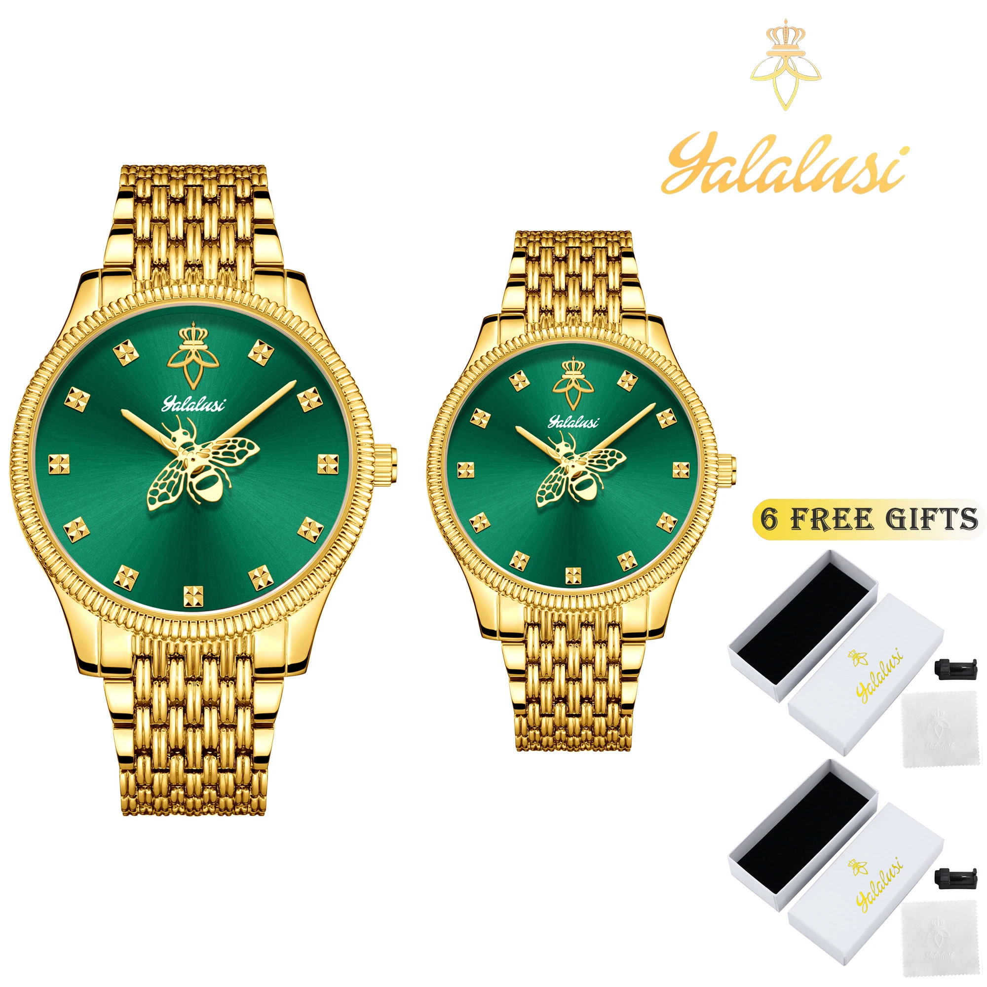 Golden-Green Face