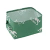 Desktop Storage Box Household Cosmetics Snack Books Sundries Drawer Storage Organizer Box Dormitory Fabric Storage Basket 5