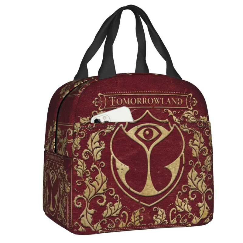 

Tomorrowland Electronic Lunch Bag for Women Kids Thermal Cooler Insulated Lunch Box Work School Food Picnic Container Bags