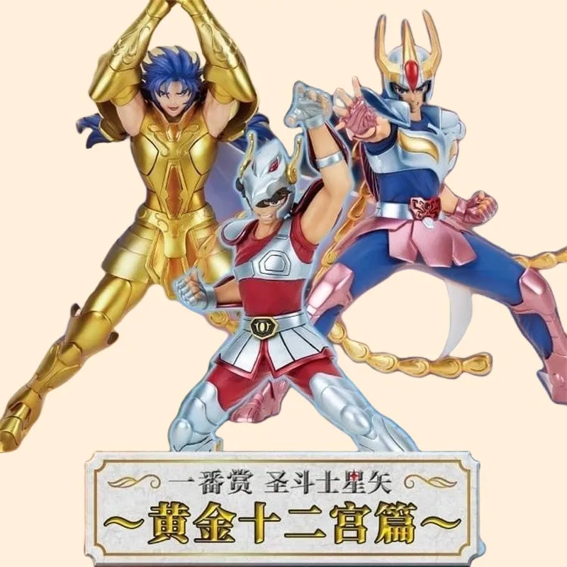 

Фигурки героев Bandai Bntsh Ichiban Kuji Saint Seiya Gemini Сага фигурки Pegasus Seiya модель ФЕНИКС Ikki подвижные суставы подарки