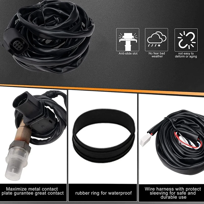 

Fuel Ratio Wide Band 52Mm 30-4110 AFR O2 UEGO Controller Air Fuel Ratio .75-1.10/11-16 Gauge 4.9 LSU Oxygen Sensor