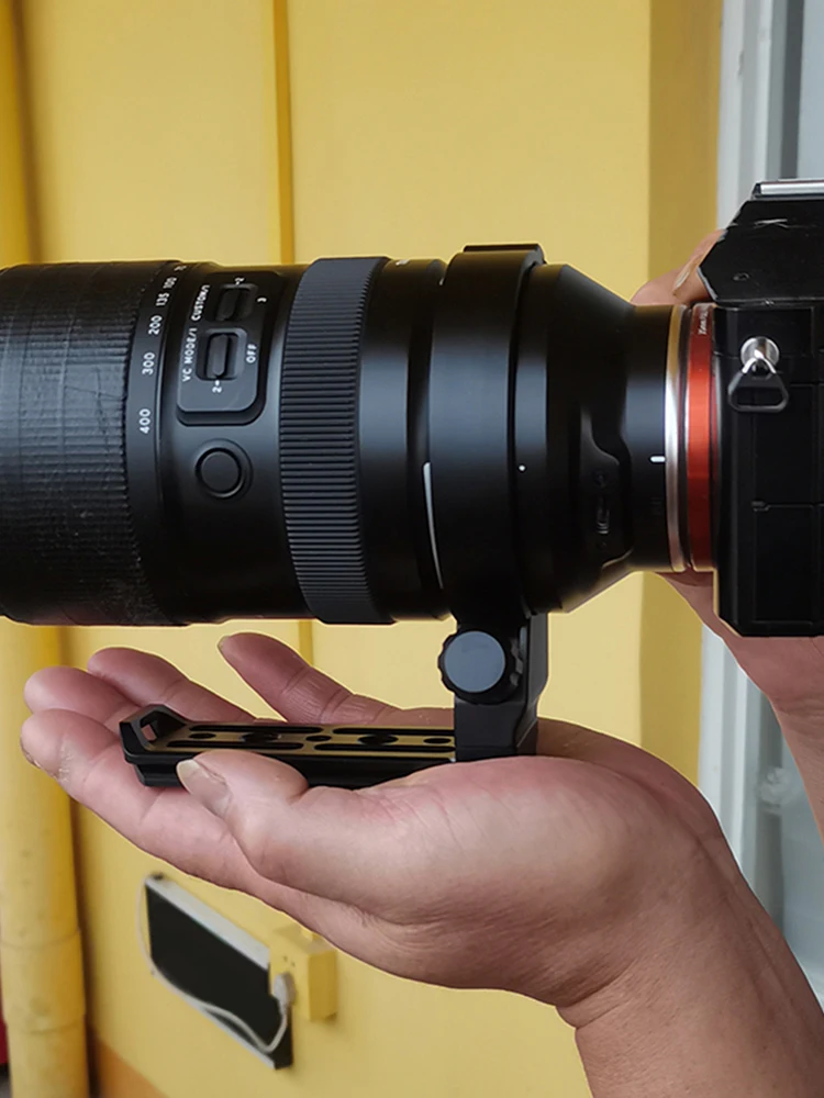 E-마운트 렌즈용 탐론 A067S 50-400mm F4.5-6.3용 아카 퀵 릴리스 플레이트가 있는 렌즈 칼라 지지대 삼각대 마운트 링