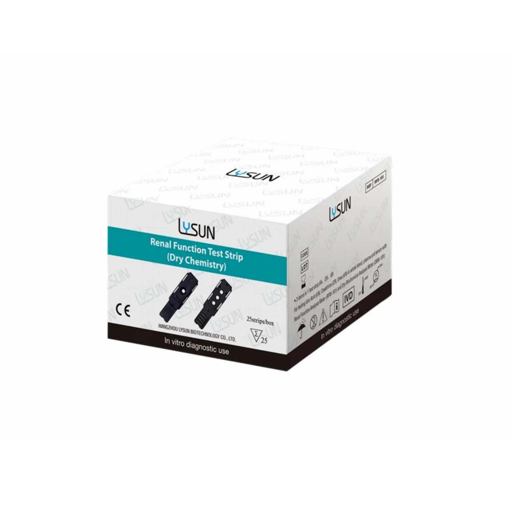 3 in 1 Renal Function Test Strips Urea Uric Acid Creatinine Rapid Kidney Analysis Strips Home Use uric acid test strips
