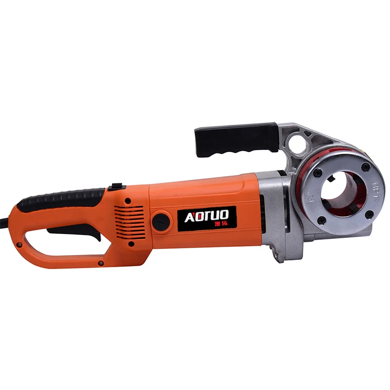 Electric Pipe Threading Machine 230V Portable Hand-Held Steel Pipe Plastic Iron Hinge Thread Galvanized Threading