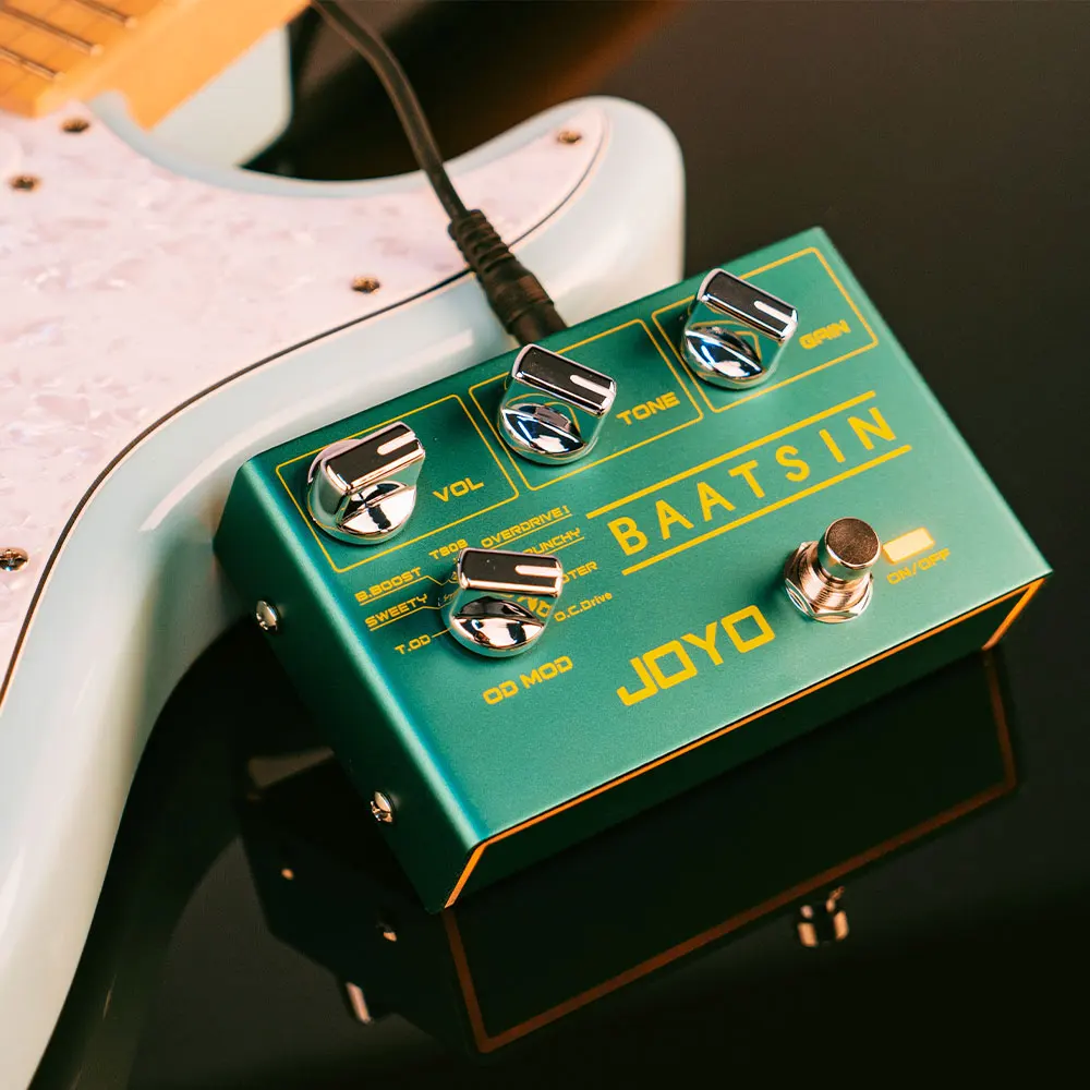 R-11 BAATSIN 8 in 1 Overdrive & Distortion Pedal Classic Overdrive/Distortion So