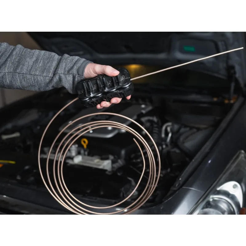 3/16-5/8 Inch Handheld Tubing Straightener Tool for Brake and Fuel Line Compatible with Copper Stainless Steel Aluminum Tubing 6