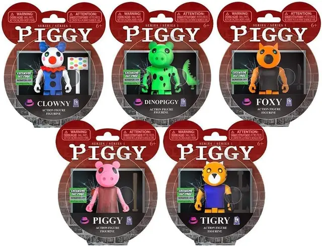 PIGGY-Action Figures Toys for Boy, Jogos de Terror, Modelos Colecionáveis,  Figurinha Anime, Brinquedos Surpresa, Presente, Série 2, Original -  AliExpress