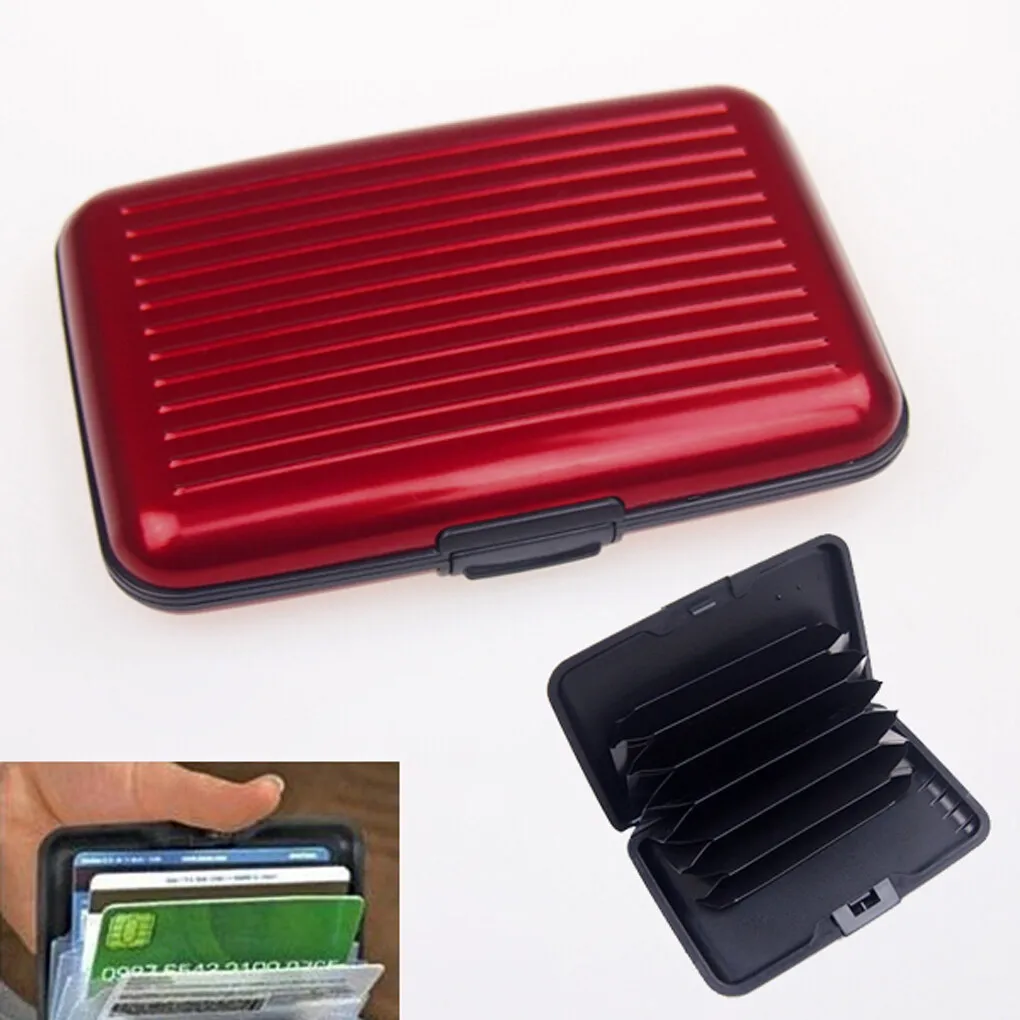 

Business Id Credit Card Holder Wallet Pocket Case Anti Rfid