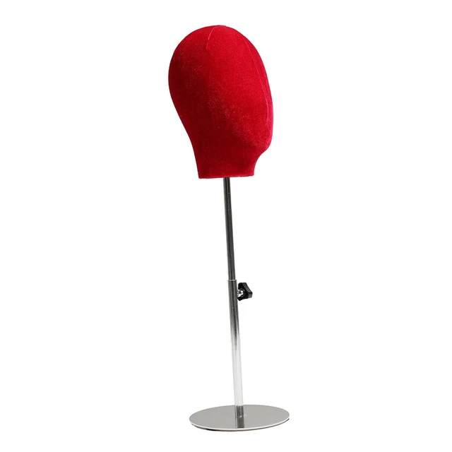 Hat Display Mannequin Head Hat Cap Hair Holder Rack Height Adjustable  45-65cm