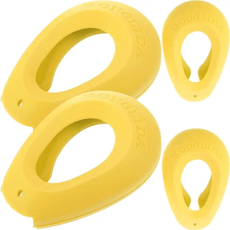 

2 Pairs Silicone Ear Covers for Hair Dye Ear Protectors for Heat Protection Ear Covers