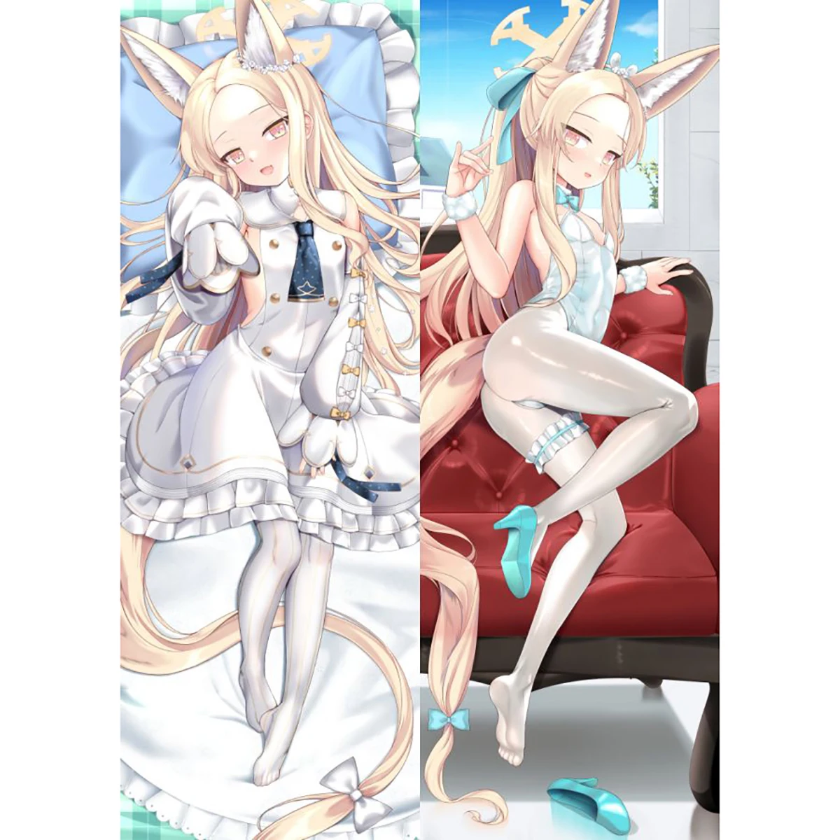 

Dakimakura Anime Blue Archive Yurizono Seia Double-sided Print Life-size Body Pillows Cover Adult Pillowcase