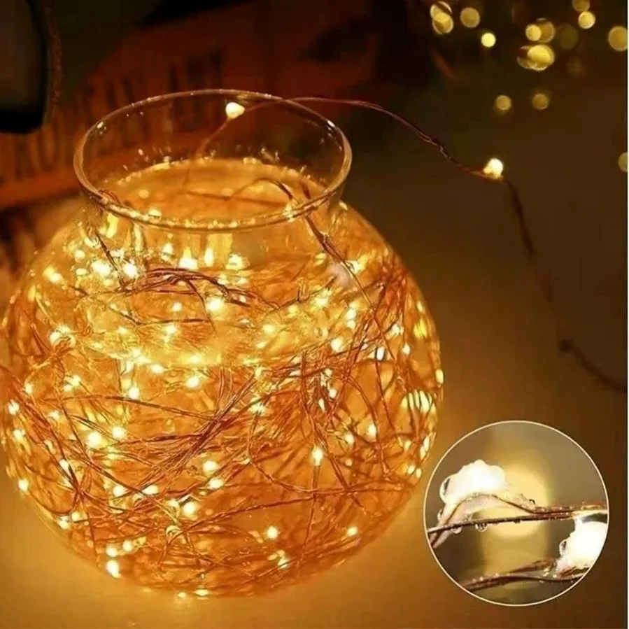 32m/22/12/7m Solar Led Light Outdoor Festoon Lamp Garden Outdoor Fairy Garland String Christmas Decor Lighting Strip Waterproof 3
