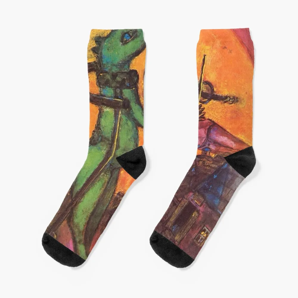 

Art By Marc Chagall | Russian-French artist 1887 Socks Socks set Children's socks Cartoon characters socks Male Socks Women's