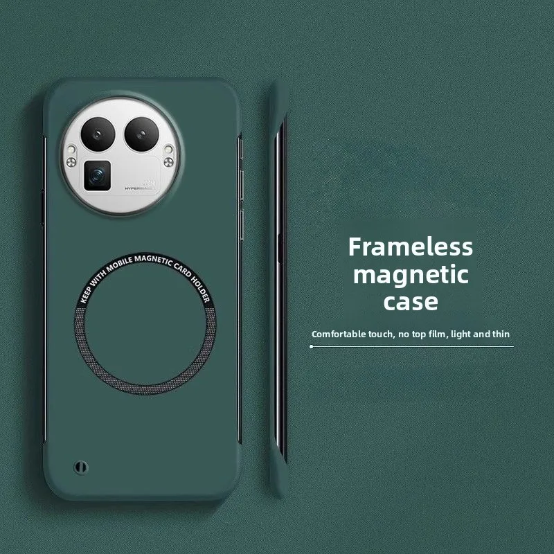 Stylish Magnetic Ultra-Thin Frameless Skin-Friendly Shockproof Bumper Case
