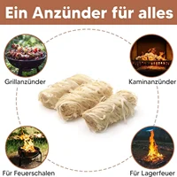 30/100pcs natural fire starter, wax wood stick, suitable for fireplace, barbecue stove, chimney oven, charcoal ignition 2