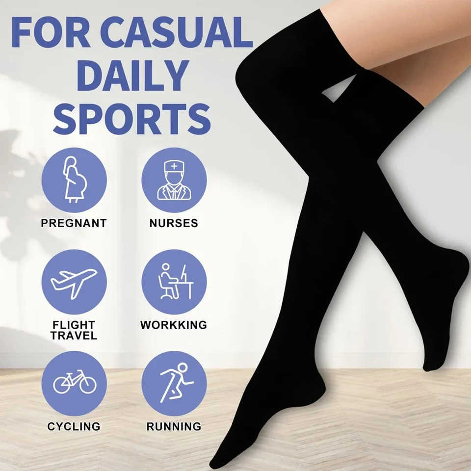 Compression Socks For Men Knee High, Varicose Veins Relief, Sports & Anti Aging, From Tomato_lele1, $8.95 - View #7