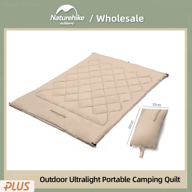 

Naturehike Outdoor Cotton Quilt Wearable Portable Shawl Ultralight Soft Comfortable Camping Keep Warm For Tent Sleeping Blanket